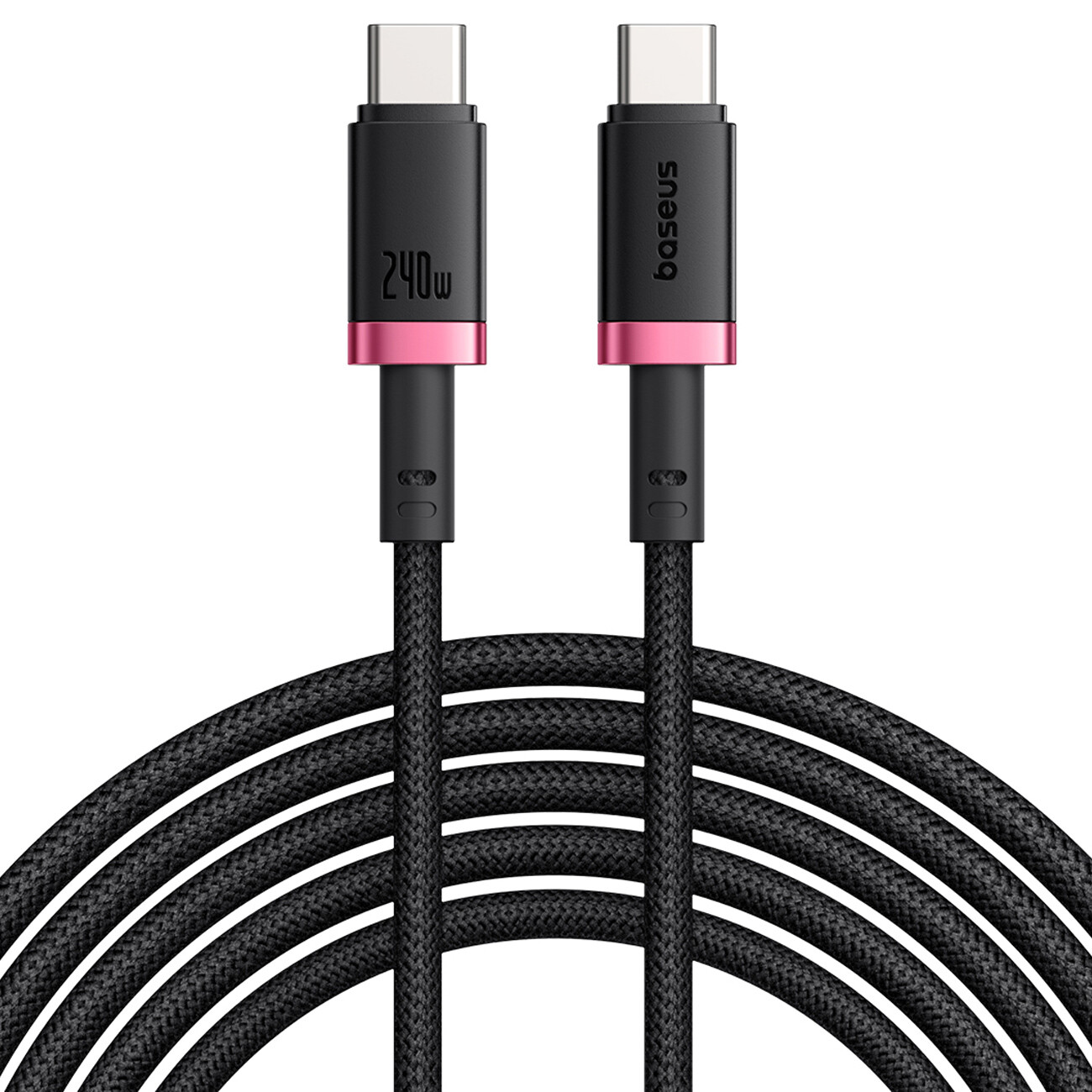 کابل تایپ سی به تایپ سی 240 وات 1 متری بیسوس Baseus P10377803U03 CB000169 سوپر فست شارژ و انتقال داده