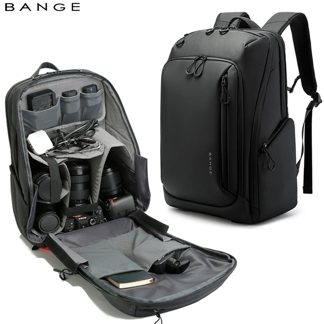 کوله‌ پشتی لپ‌ تاپ 14 اینچ و دوربین بنج (Bang) ضدآب مدل XJ325