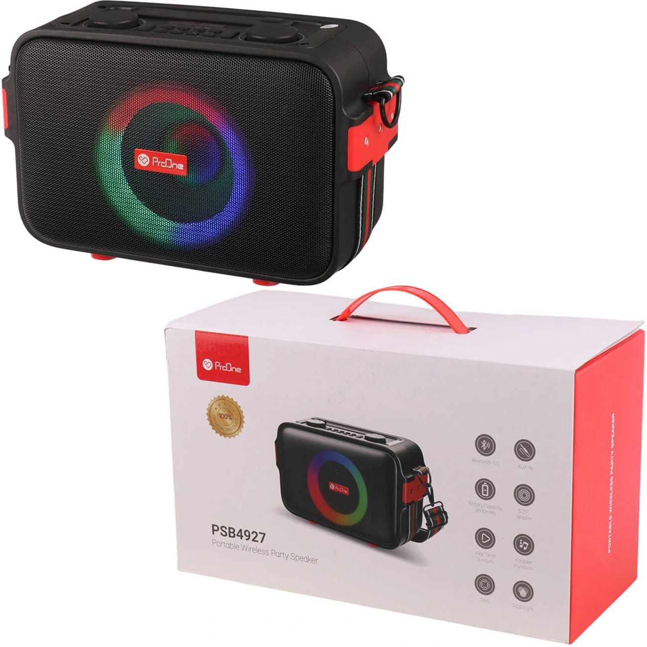 اسپیکر بلوتوثی پرووان (ProOne) اصل قابل حمل مدل PSB4927