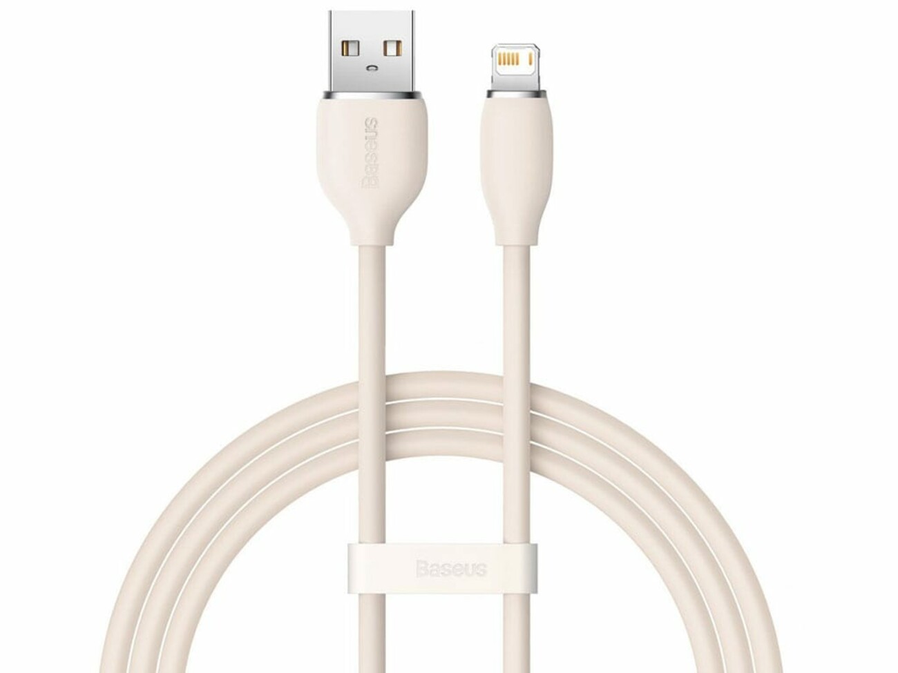 کابل یو‌اس‌بی به لایتنینگ بیسوس  Baseus CAGD000004 Jelly Liquid Silica Gel USB to iP Fast Charging Data Cable 2.4A 1.2M