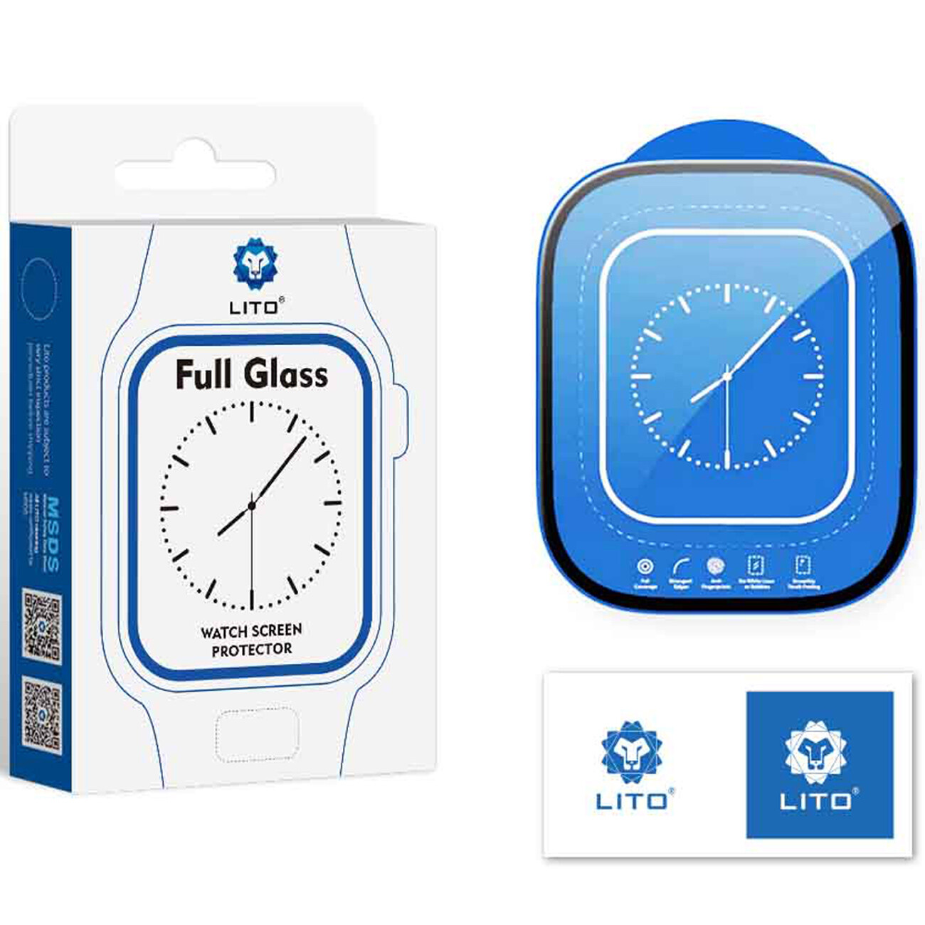 محافظ صفحه نمایش اپل واچ اولترا لیتو Lito اصل مدل S+ 3D