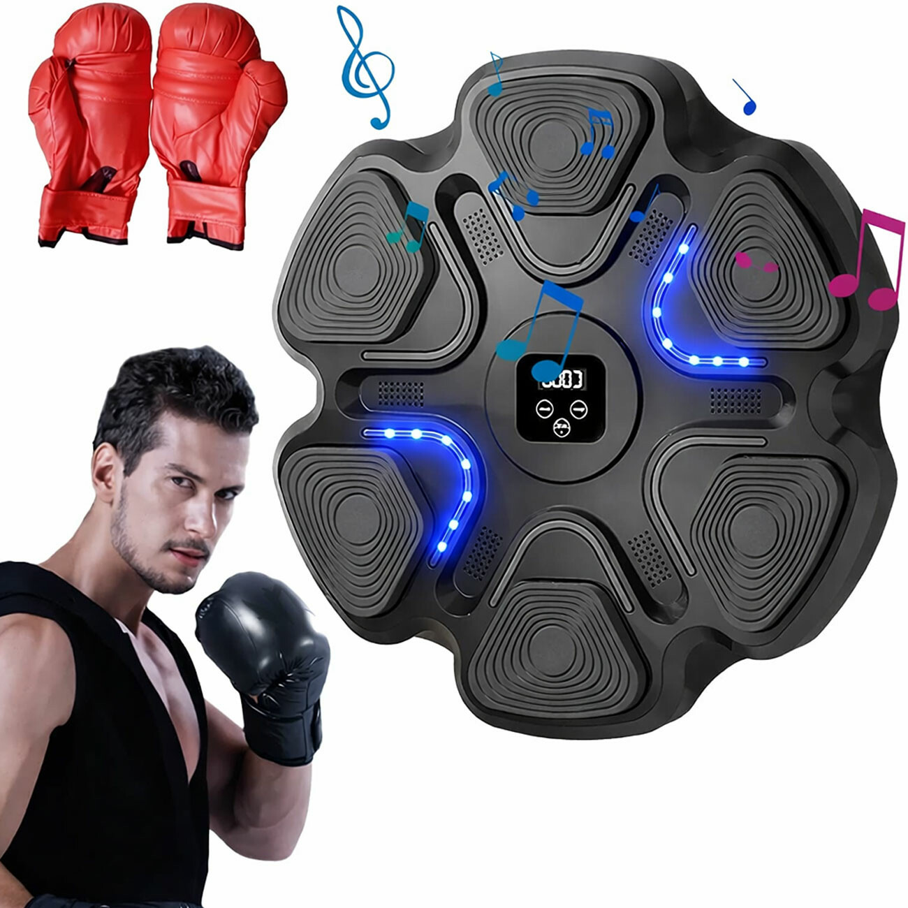 کیسه بوکس دیواری مدل ZL-9 موزیکال هوشمند