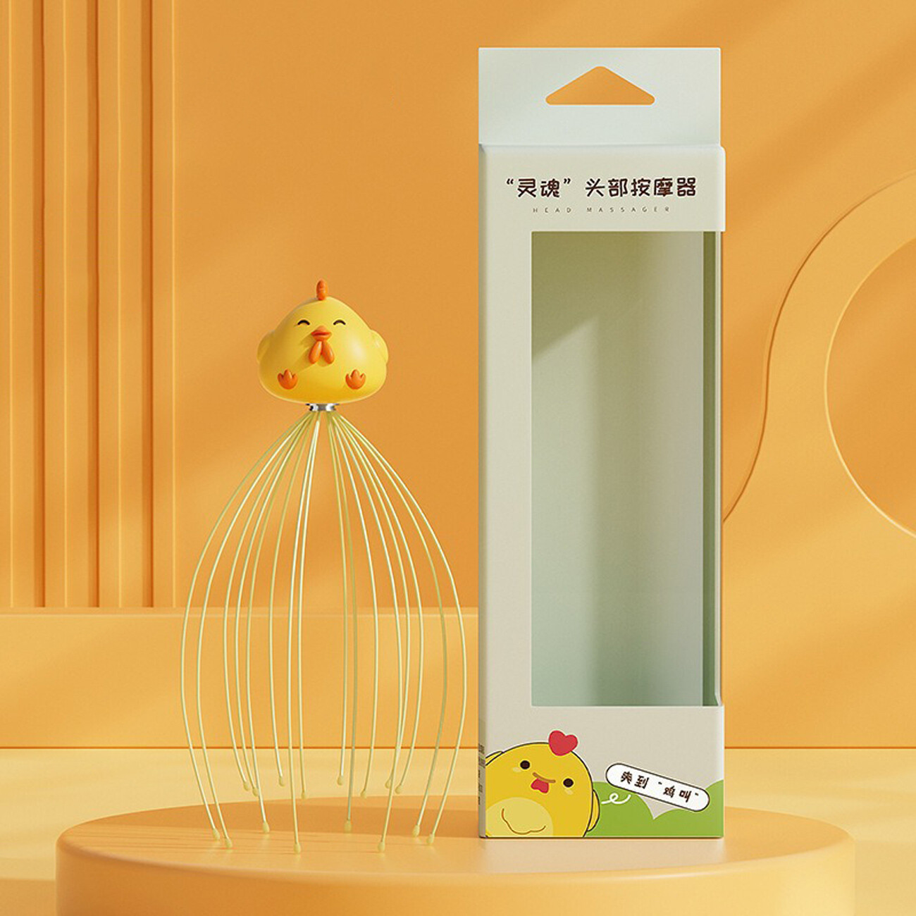 ماساژور سر عنکبوتی طرح جوجه