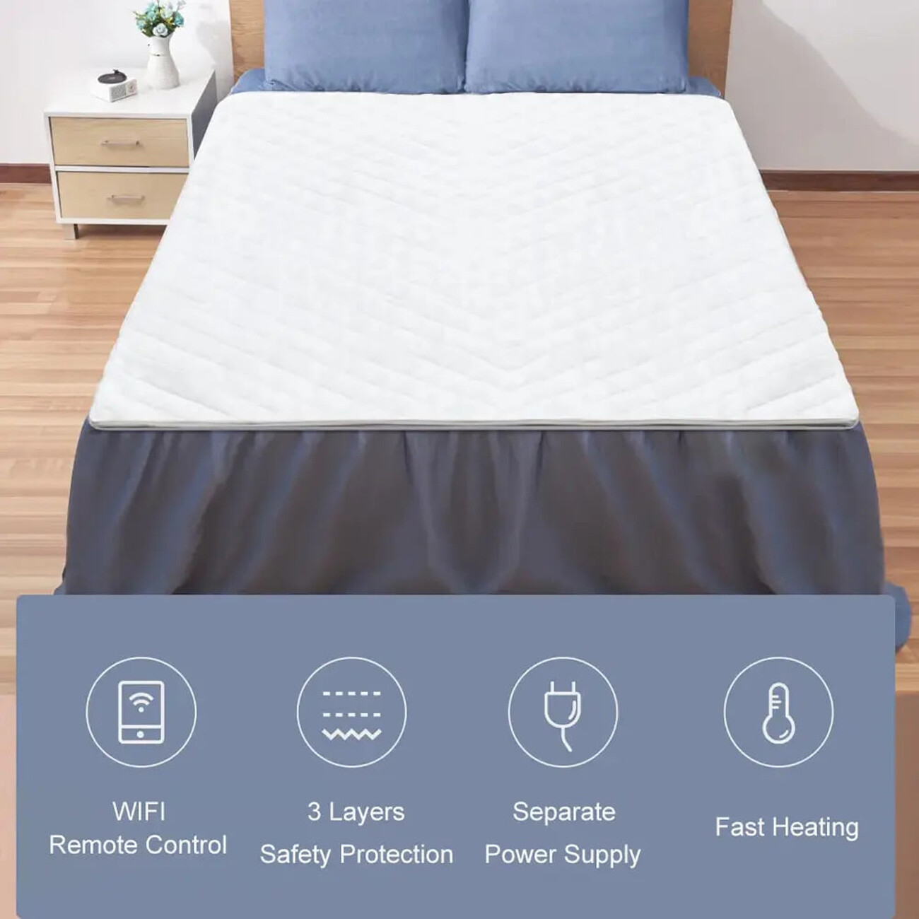 پتو برقی هوشمند شیائومی Xiaomi اصل مدل XD-ZLDRT50W-02