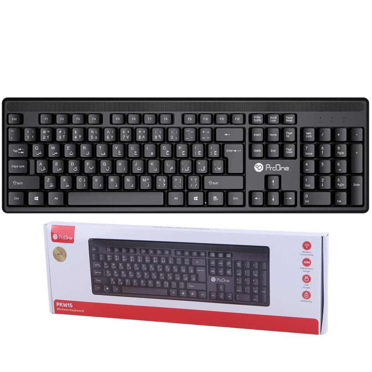 کیبورد بی سیم پرووان ProOne مدل PKW15
