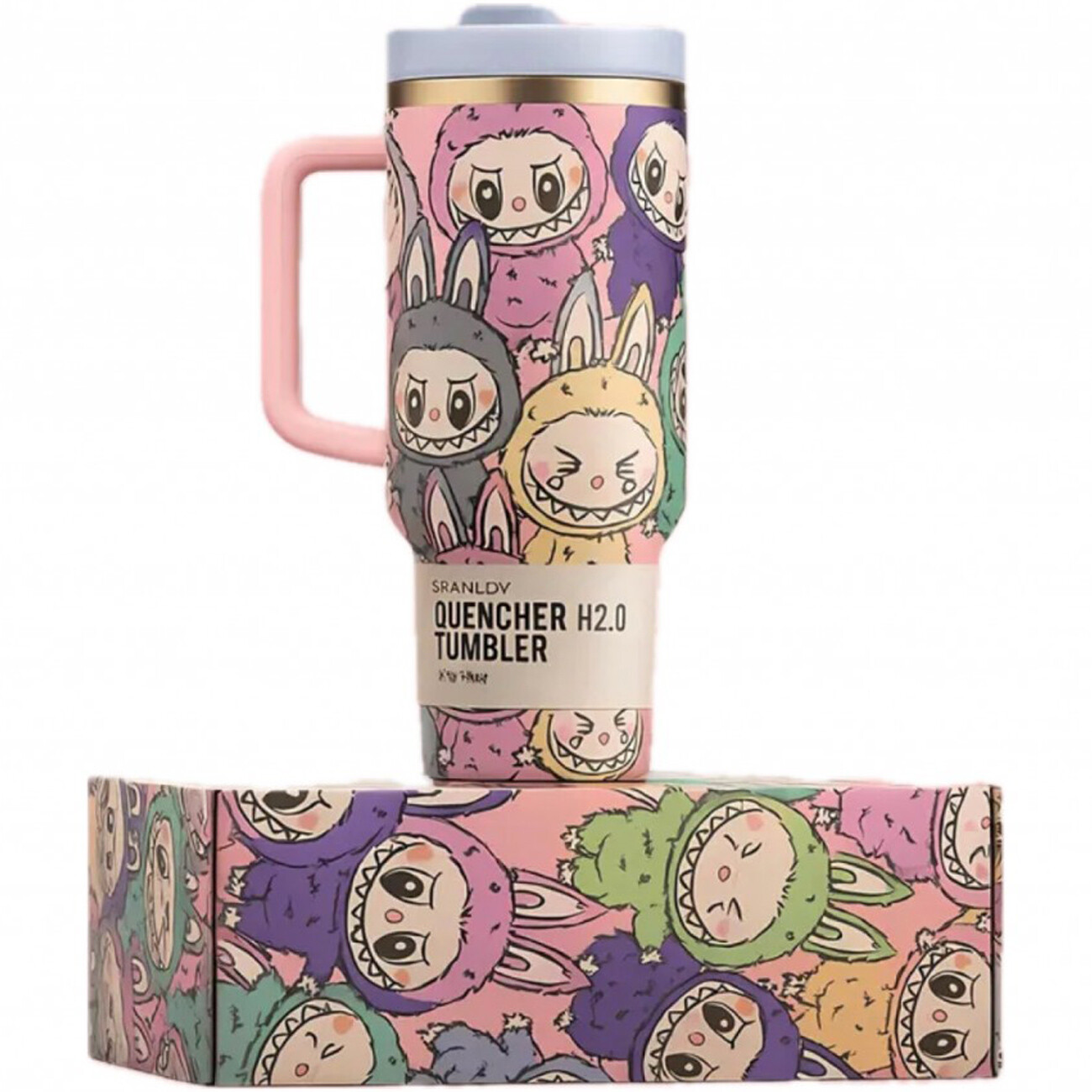 تراول ماگ استنلی لبوبو مدل Stanley Labubu با ظرفیت 1.18 لیتر