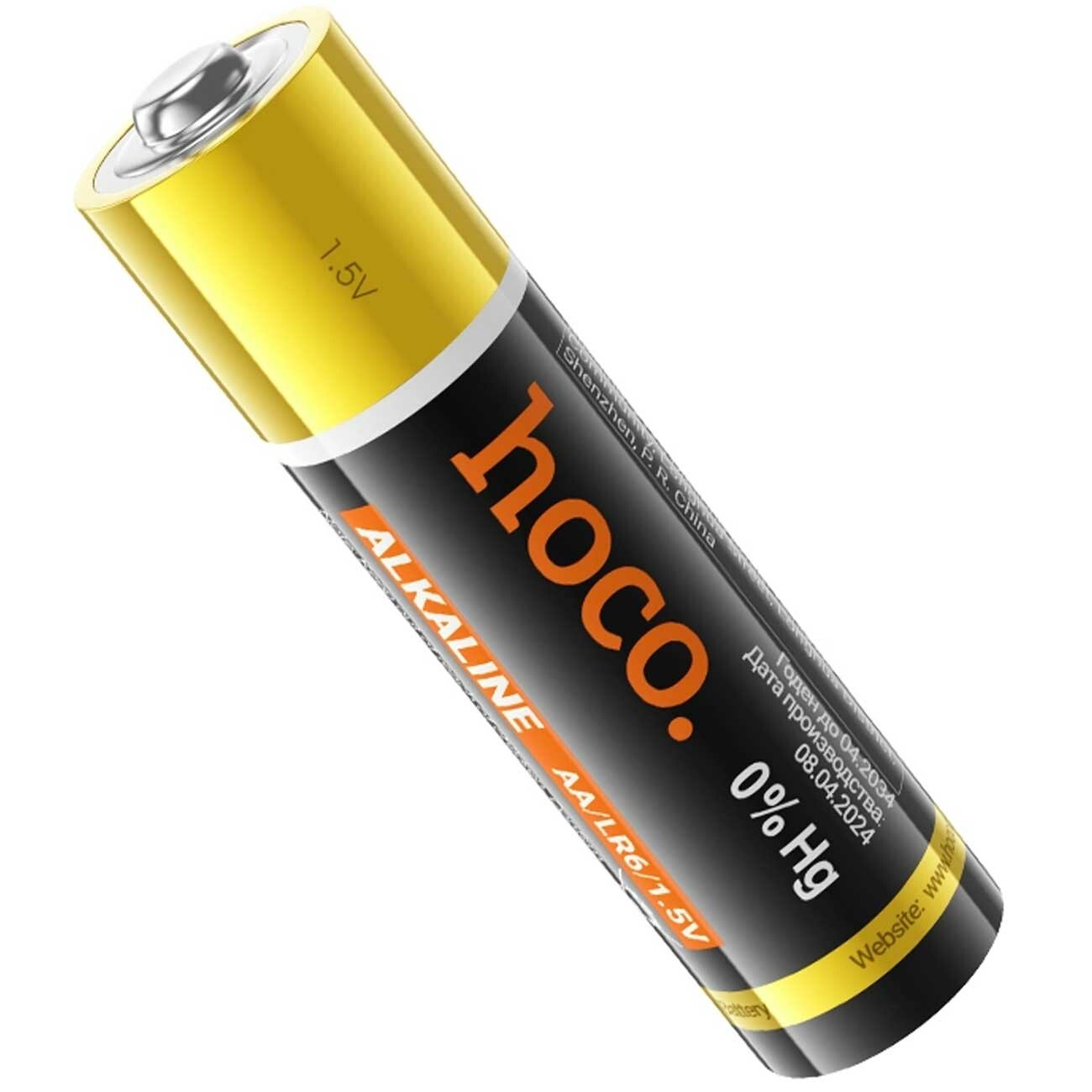 باتری نیم قلمی آلکالاین هوکو Hoco مدل DLR02 AAA LR03 (4 عددی)