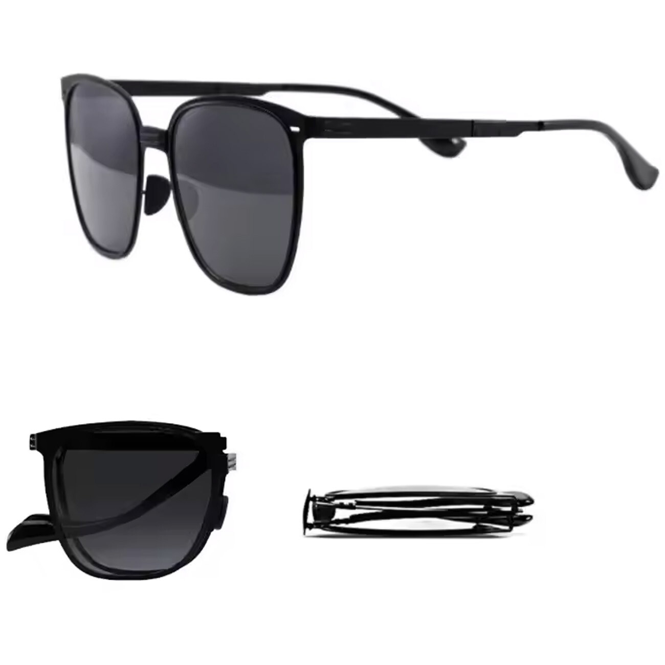 عینک آفتابی زنانه و مردانه تاشو مدل TS SM101-0120 پلاریزه UV400