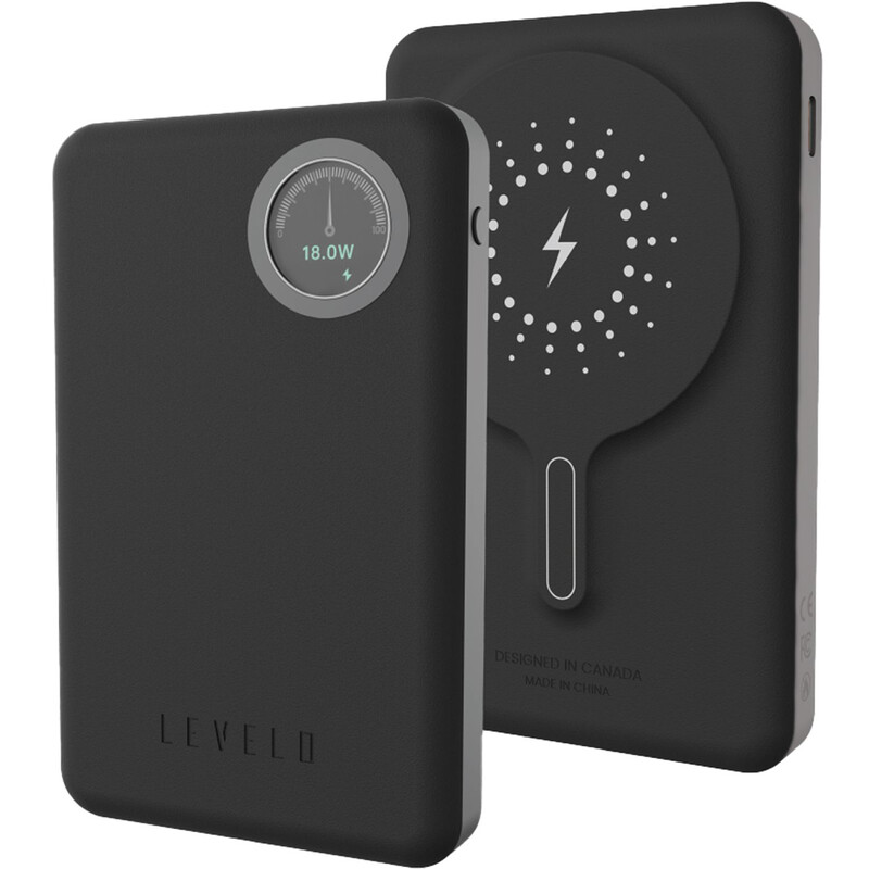 پاوربانک 10000 وایرلس 15 وات لولو Levelo مدل LVLMRBL10KORG