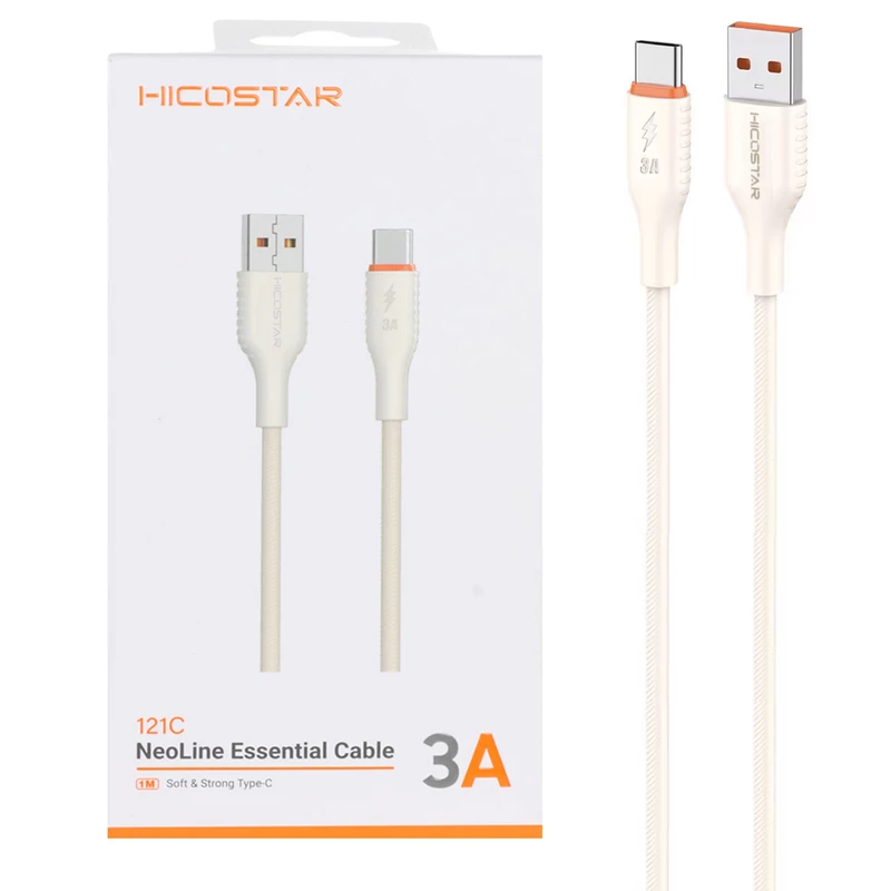 کابل تایپ سی 3 آمپر هایکو استار HICOSTAR مدل 121C طول 1 متر