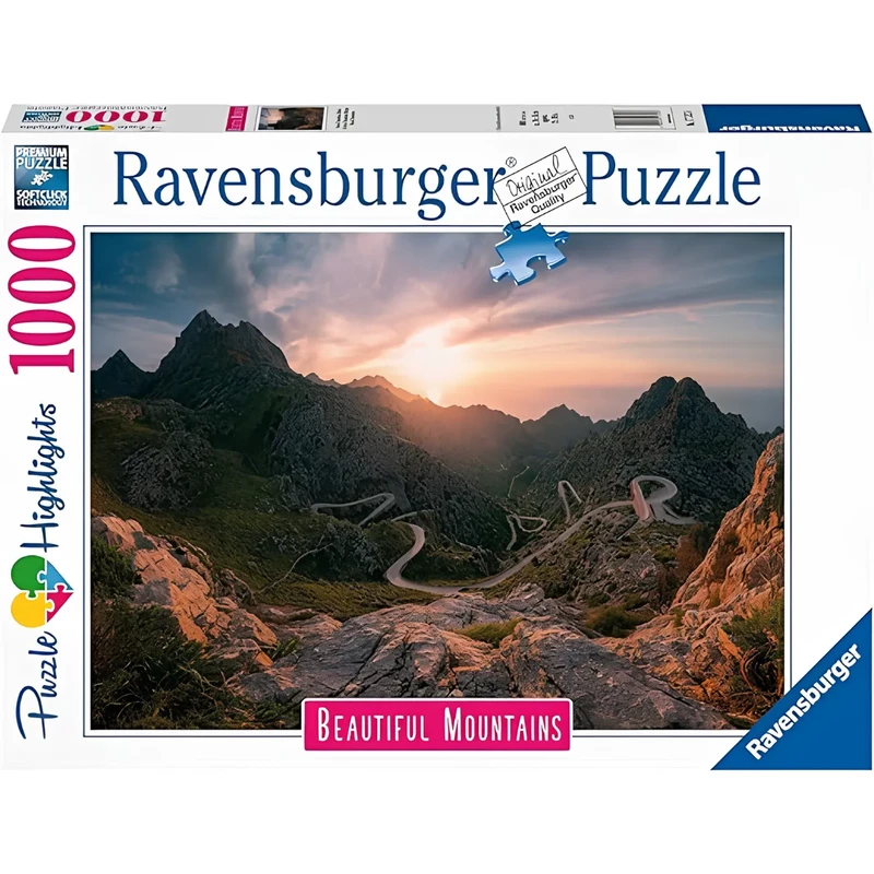 پازل 1000 تکه Ravensburger راونزبرگر طرح Serra de Tramuntana Mallorca