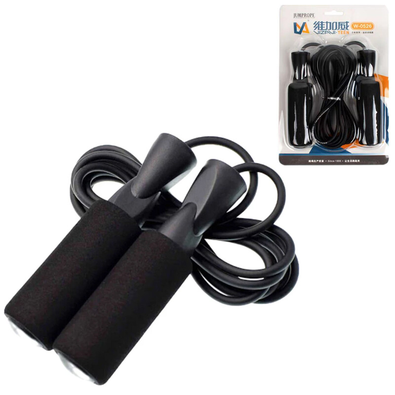 طناب ورزشی ویزاوی VIZAVI مدل W-0526 با دسته فومی