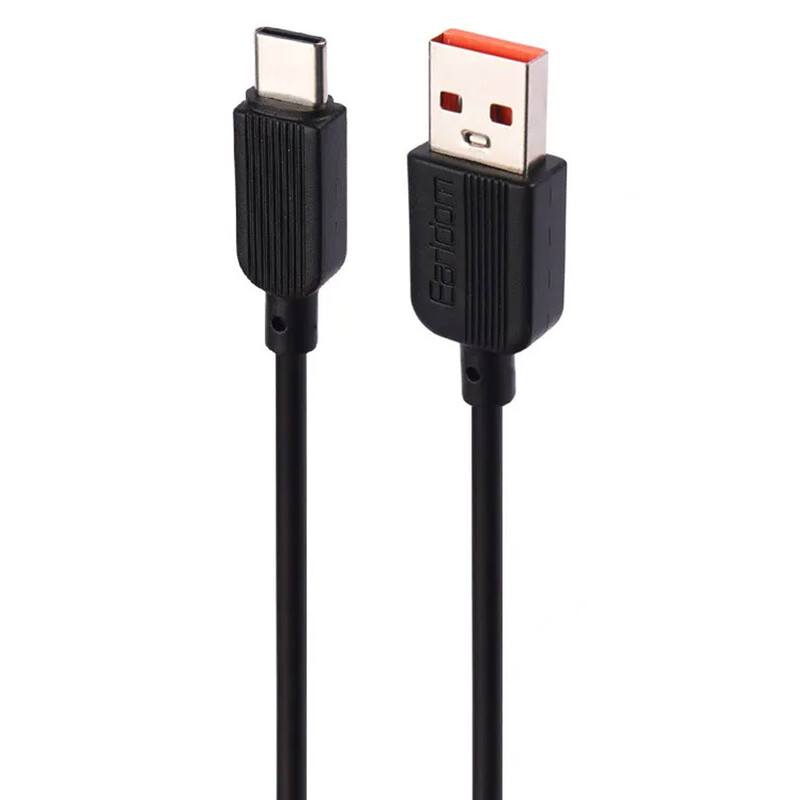 کابل شارژ USB-C ارلدام Earldom مدل EC-183C جریان 3 آمپر 1 متر