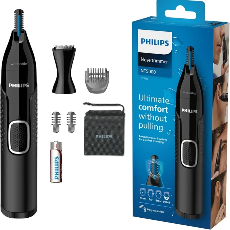 موزن گوش و بینی و ابرو فیلیپس philips مدل NT5650/16 قابل شستشو