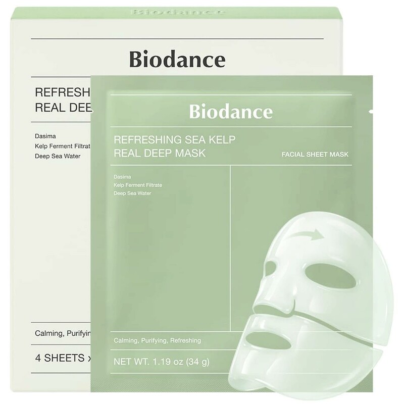 ماسک ورقه ای بایودنس Biodance مدل Sea Kelp با بافت هیدروژلی