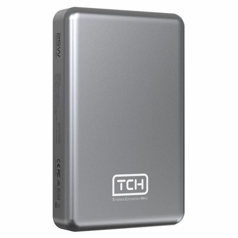 پاور بانک بی سیم تی سی اچ TCH مدل Elite 1025W ظرفیت 10000 میلی آمپر 25 وات