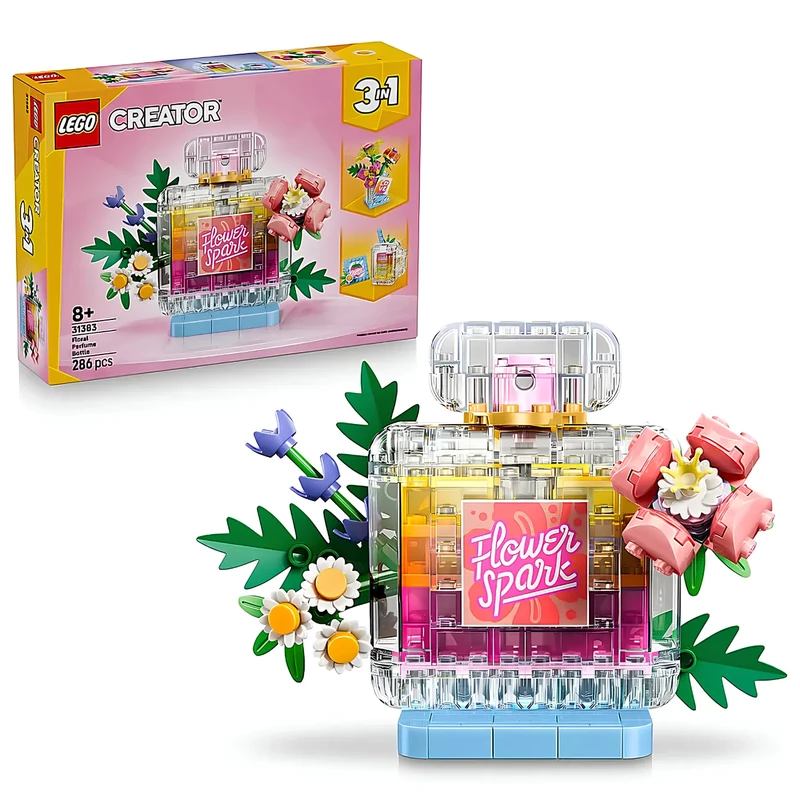 لگو طرح شیشه عطر LEGO مدل 31383 سه در یک 286 قطعه
