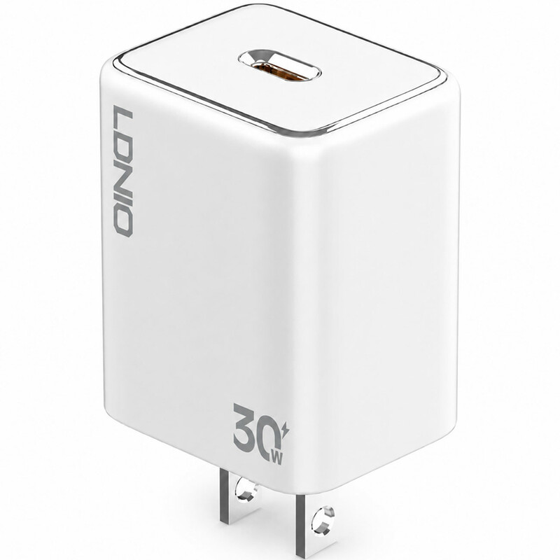 شارژر دیواری 30 وات الدنیو LDNIO مدل A1508C تایپ سی