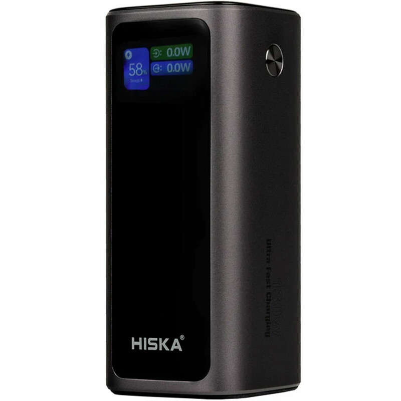 پاور بانک 130 وات هیسکا HISKA مدل HP-227PD ظرفیت 20000 میلی‌آمپر