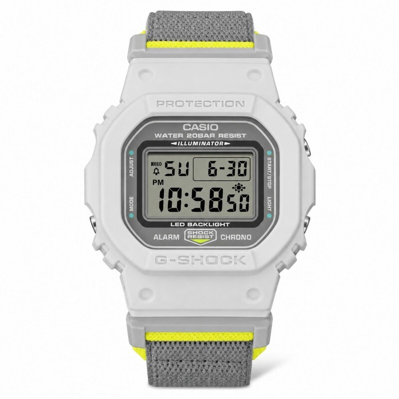 ساعت مچی کاسیو Casio G-SHOCK مدل DW-5600MNC-7A8DR با بند پارچه ای