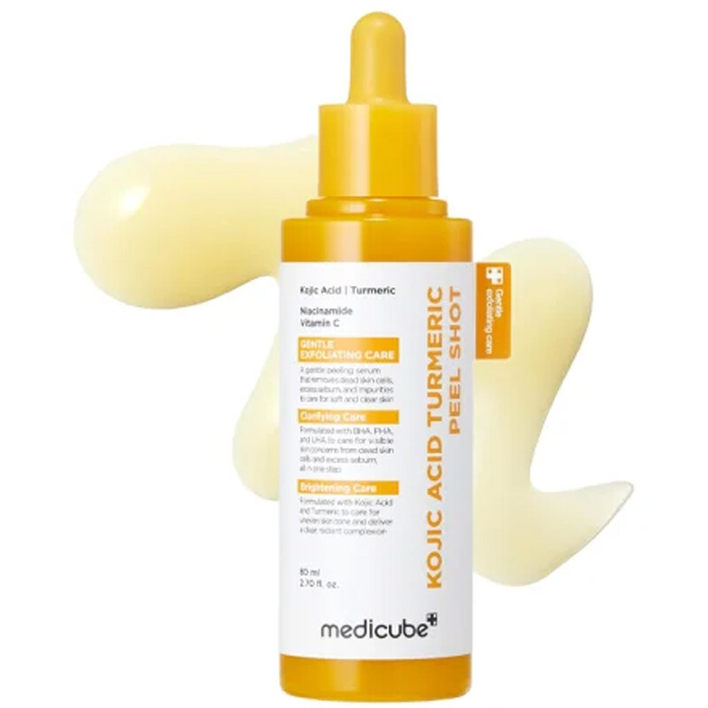 سرم پیل شات زردچوبه و کوجیک اسید مدی کیوب Medicube لایه بردار 80ml