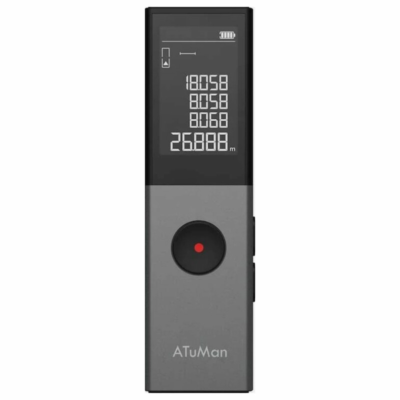متر لیزری آتومن ATuMan مدل LSB با نمایشگر دیجیتال و برد 50 متر