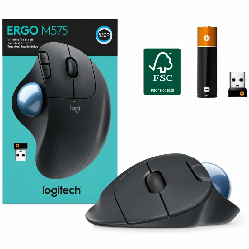 ماوس بی سیم لاجیتک مدل Ergo M575