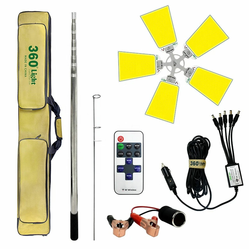 چراغ کمپینگ 360 لایت 360Light مدل FR-05 COB RF با پنج پنل