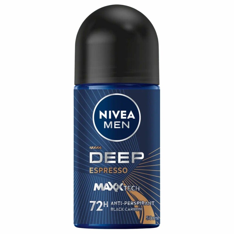 رول ضد تعریق مردانه نیوآ NIVEA مدل Deep Espresso 72H آنتی باکتریال 50ml