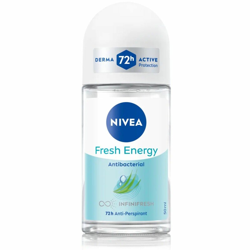 رول ضد تعریق زنانه نیوآ NIVEA مدل Fresh Energy 72H آنتی باکتریال 50ml