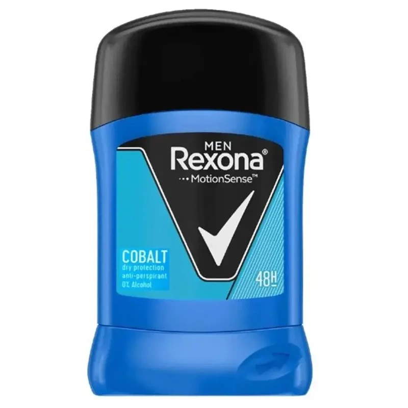 استیک ضد تعریق مردانه رکسونا Rexona مدل Cobalt Dry حجم 50ml محافظت 48 ساعته