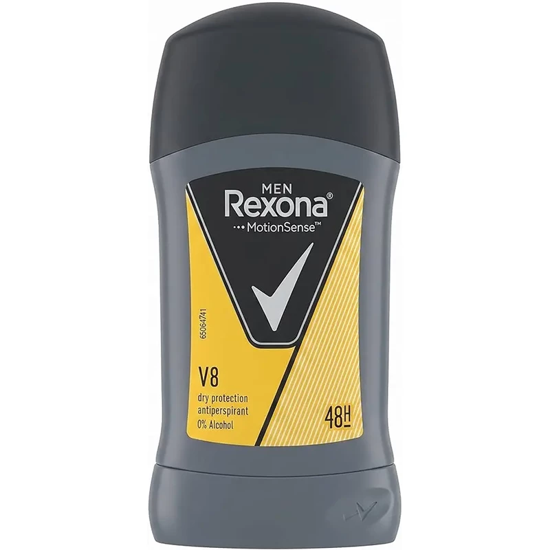 استیک ضد تعریق مردانه رکسونا Rexona مدل V8 حجم ۴۵ گرم 48 ساعته