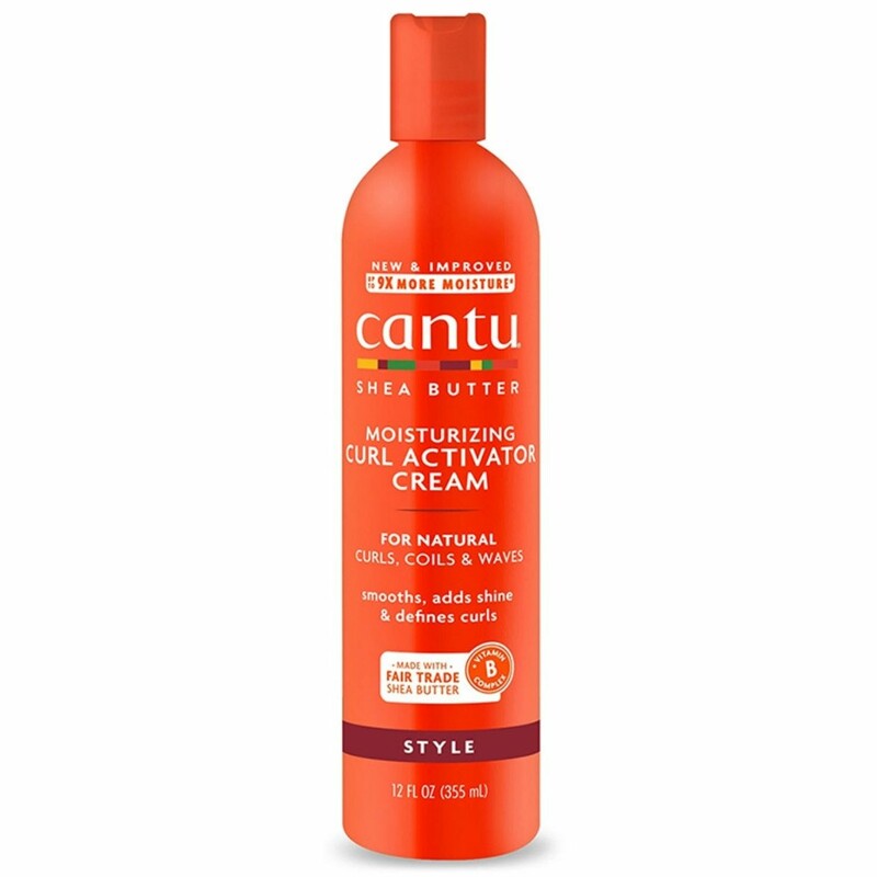کرم اکتیویتور مرطوب کننده موی فر کنتو Cantu اصل حاوی شی باتر حجم 355ml