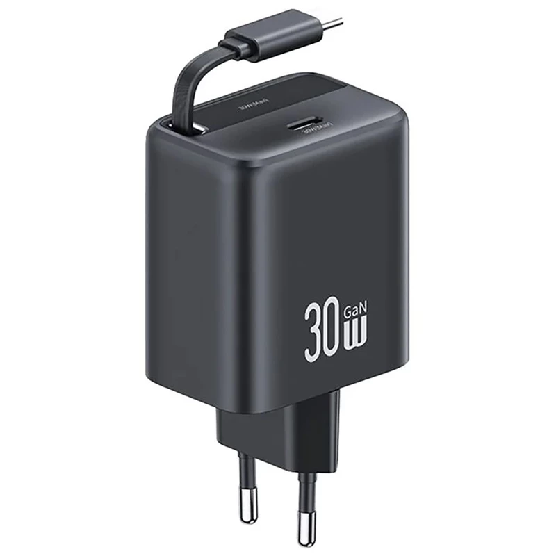 شارژر دیواری 30 وات یوسامز USAMS مدل CC241 تایپ سی با کابل