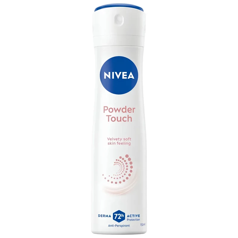اسپری ضد تعریق زنانه نیوآ NIVEA مدل Powder Touch با محافظت 72 ساعته 150ml