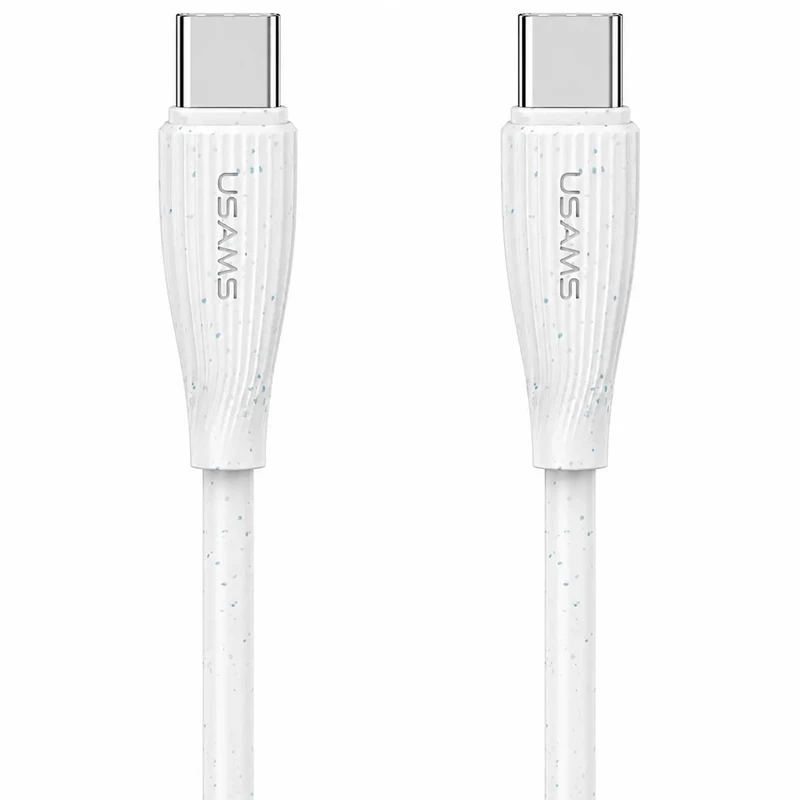 کابل شارژ دو سر تایپ سی  یوسامز USAMS مدل SJ716 توان 60 وات 1 متر
