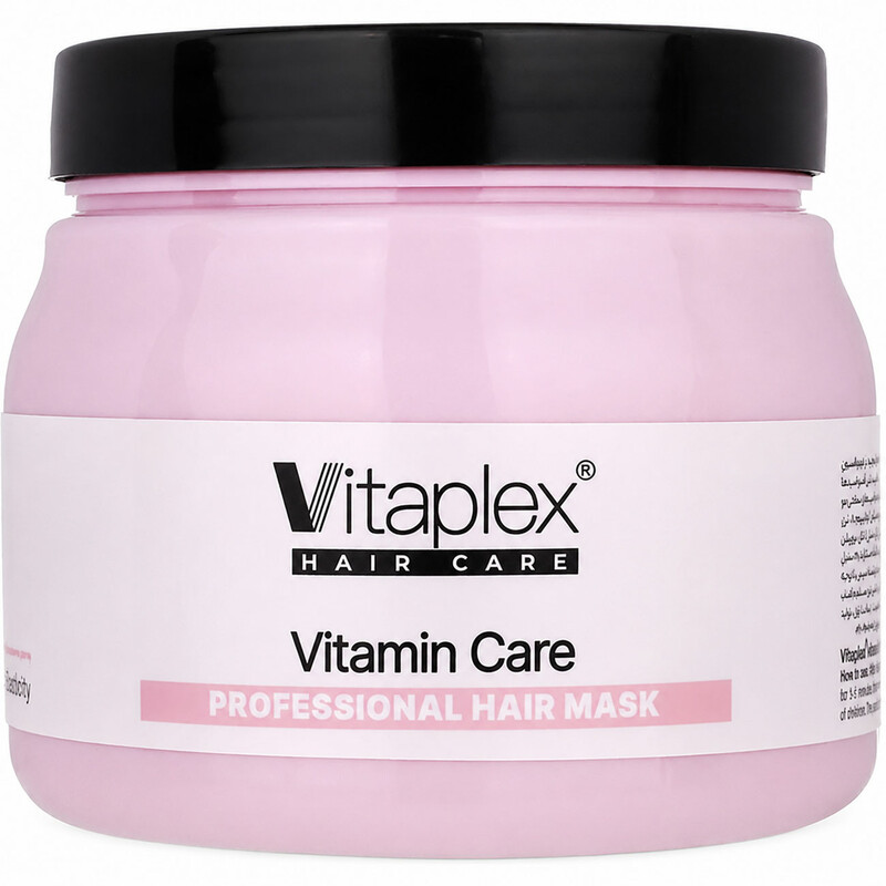 ماسک مو ویتامینه ویتاپلکس مدل Vitamin Care فاقد سولفات مناسب موی خشک و معمولی 500ml