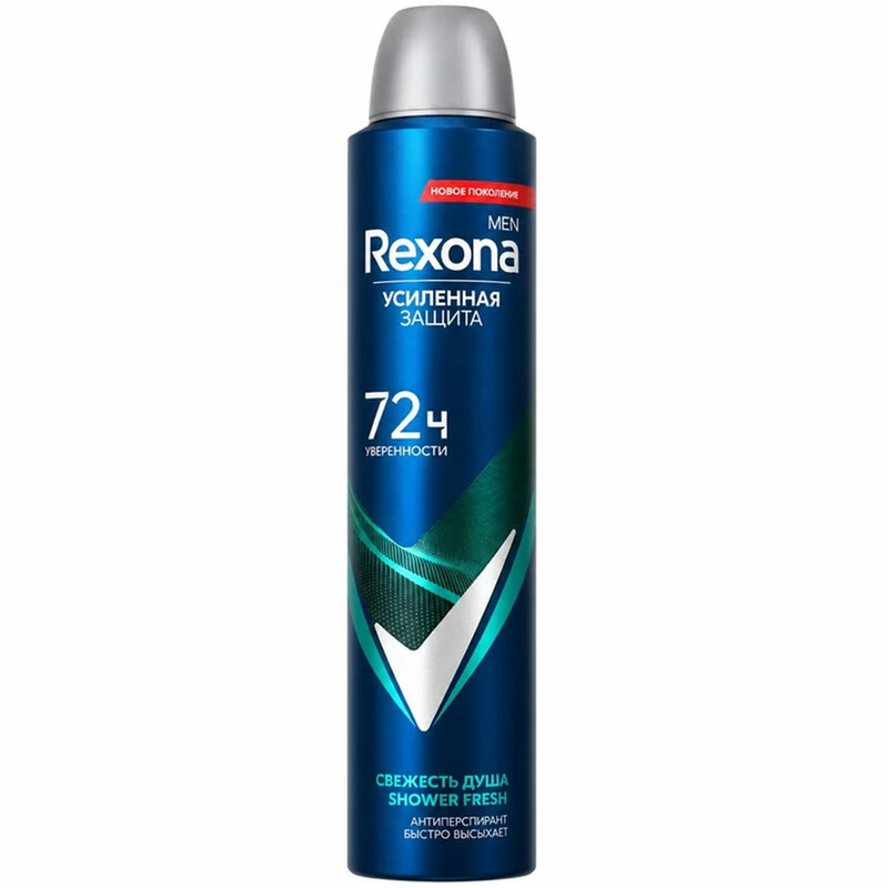 اسپری ضد تعریق مردانه رکسونا rexona مدل Shower Fresh محافظه 72 ساعته 200ml