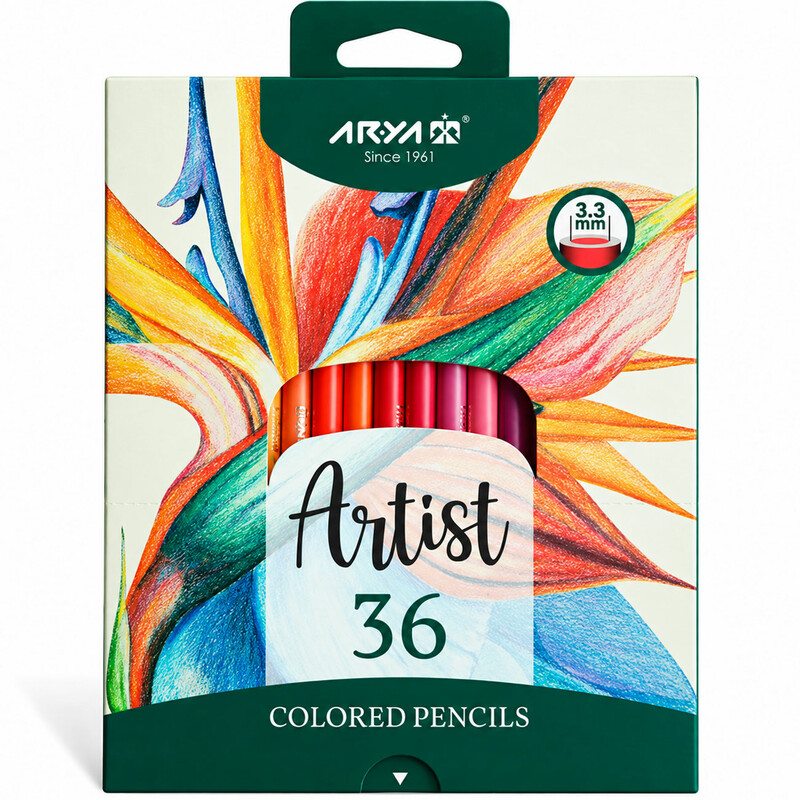 مداد رنگی آریا ARYA مدل آرتیست 36 رنگ