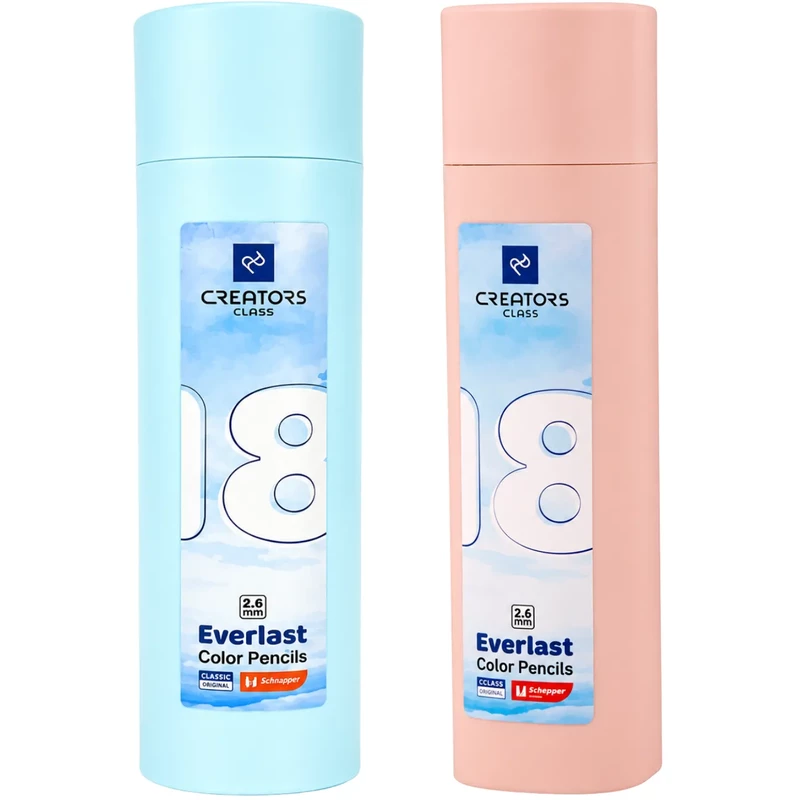مداد رنگی اتودی کریتورز کلاس CREATORS CLASS مدل Everlast CP26-18 در 18 رنگ