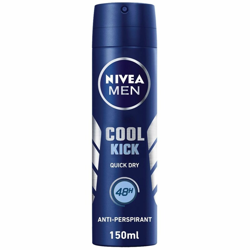 اسپری ضد تعریق مردانه نیوآ NIVEA MEN مدل 48H Cool Kick حجم 150ml