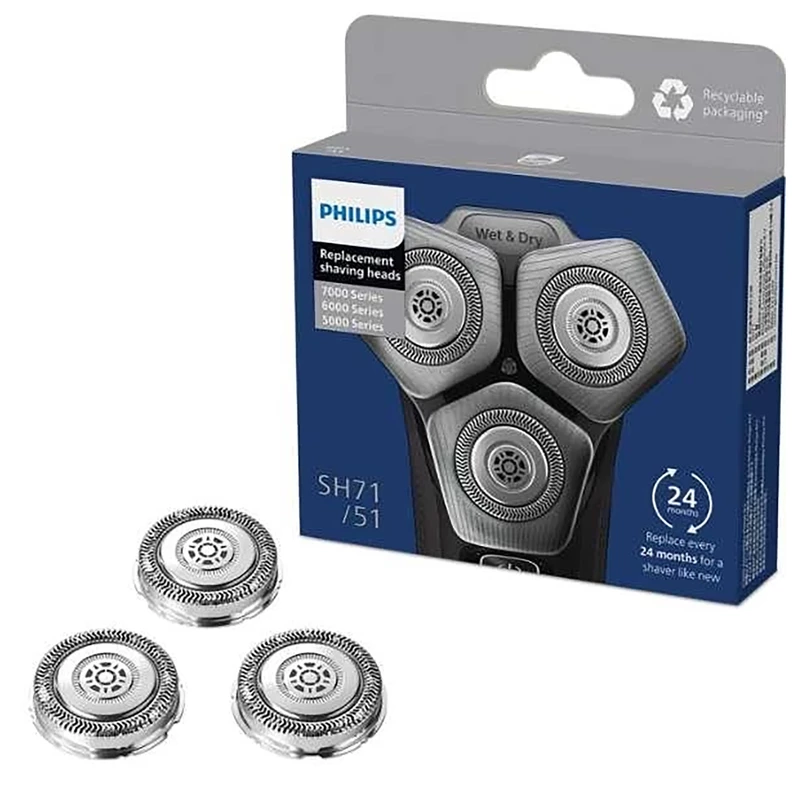 تیغه ریش تراش فیلیپس Philips مدل SH71/51 بسته 3 عددی