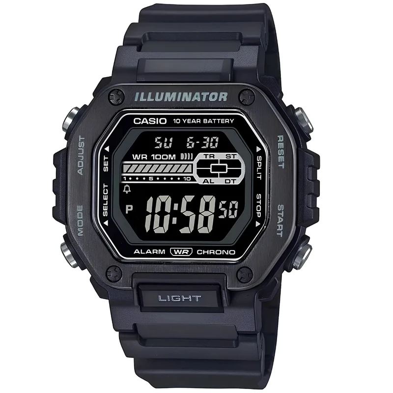 ساعت مچی مردانه دیجیتال کاسیو CASIO مدل MWD-110HB-1BVDF ضد آب