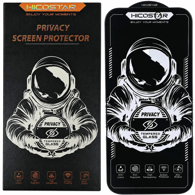 گلس پرایوسی سامسونگ S25 Ultra هایکواستار HICOSTAR آنتی استاتیک