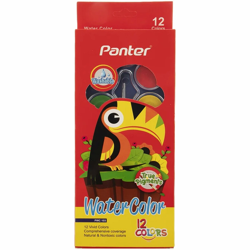 آبرنگ پنتر PANTER مدل PWC103 با 12 رنگ