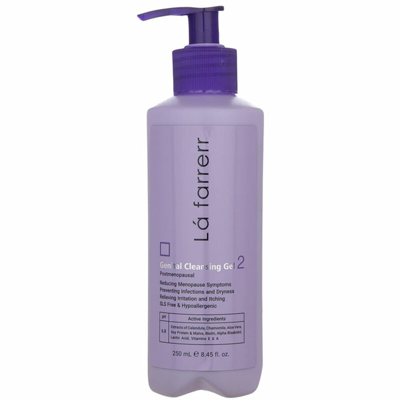ژل بهداشتی بانوان لافارر مدل Genital Cleansing Gel 2 مناسب دوران یائسگی 250ml