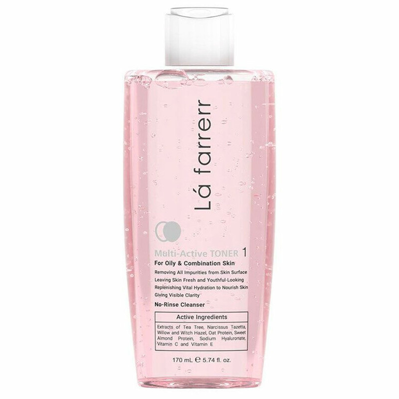 تونر لافارر مدل Multi Active 1 مناسب پوست چرب و مختلط 170ml