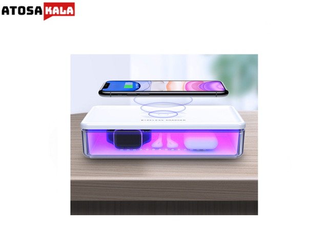 دستگاه ضد عفونی کننده یو وی و شارژر وایرلس توتو TOTU N52 Wireless Charging Sterilization Box