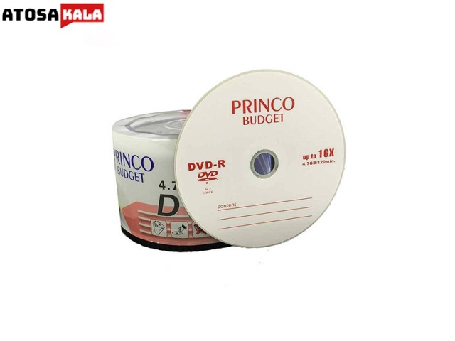 دی وی دی خام پرینکو بسته 50 عددی
