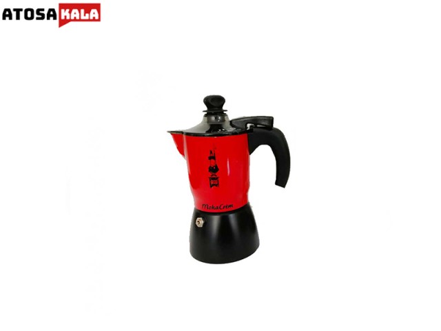 قهوه ساز موکاپات بیالتی مدل موکا کرم رنگ قرمز